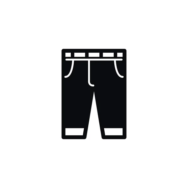 Ikona na białym tle spodnie. Spodnie wektor Element może służyć za koncepcję projektu Bryczesy spodnie, Spodnie,. — Wektor stockowy
