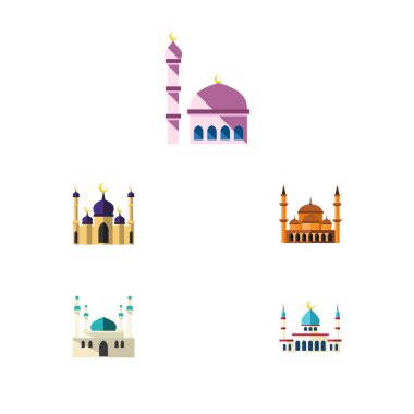 Düz simgesi Minare kümesi mimarisi, Islam, Camii ve diğer vektör nesneleri. Ayrıca yapısı, Müslümanlık, yapı elemanları içerir.