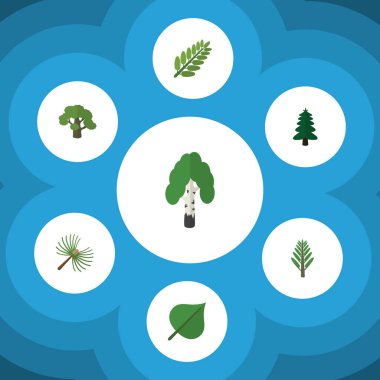 Düz simgesi ekoloji Hickory, ağaç, biberiye ve diğer vektör nesnelerini ayarlayın. Hickory, yaprak, akasya öğeleri de içerir.