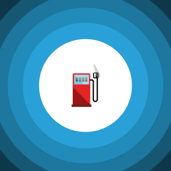 Isolated Gas Station Flat Icon. Petrol Vector Element Can Be Used For Gas, Station, Petrol Design Concept. — Stock Vector