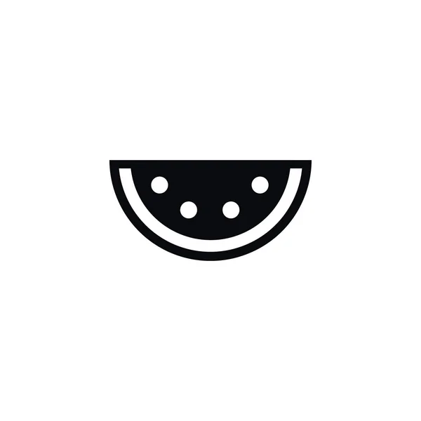 Изолированная Семенная икона. Элемент пищевого вектора может быть использован для арбуза, продуктов питания, семенной концепции дизайна . — стоковый вектор