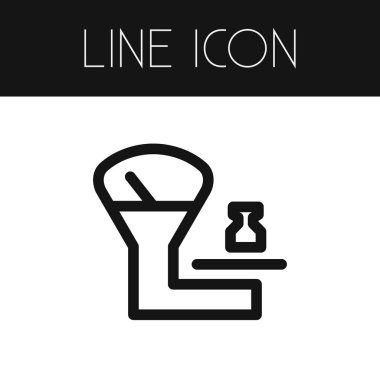 Gıda anahat izole. Vektör öğesi Tartım için tasarım konsepti ağırlığında gıda, denge, kullanılabilir.