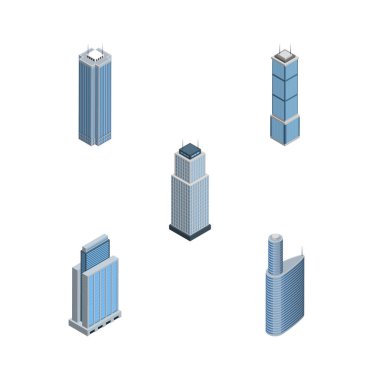 Kentsel kümesi izometrik bina, Bina, kule ve diğer vektör nesneleri. Ayrıca kule, Bina, gökdelen öğeleri içerir.