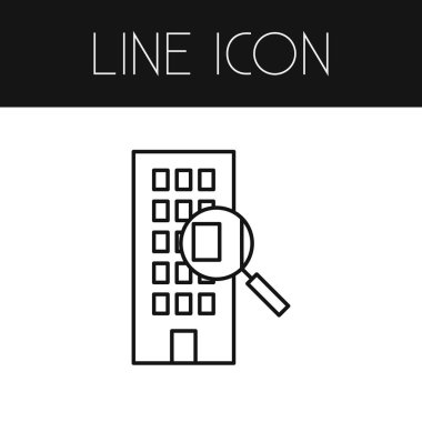 Daire anahat izole. Arama vektör öğesi kullanılan daire, arama, Büyüteç'i tasarım konsepti için.