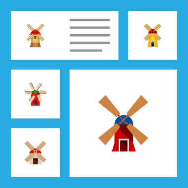 Simge düz değirmen yel değirmeni, ekoloji, türbin ve diğer vektör nesnelerini ayarlayın. Ayrıca yel değirmeni, ekoloji, çiftlik öğeleri içerir.