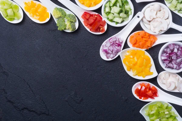 Rebanadas de verduras — Foto de Stock