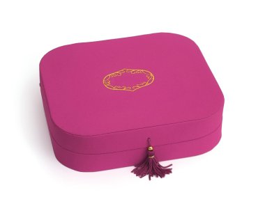 İpek bir Püskül ile bir hediye kutusu