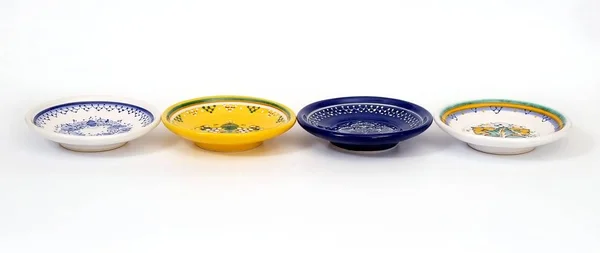 Porcellana decorativa piccoli piatti — Foto Stock