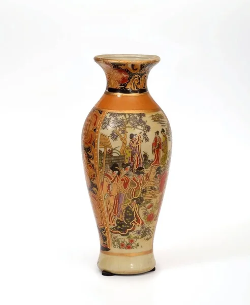 Tradiční forma čínská váza suvenýr — Stock fotografie