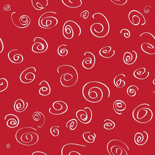 Бесшовный вихрь (змеиный) узор с рождественским макетом — стоковый вектор