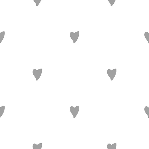 Romantiskt mönster med hjärtan — Stock vektor