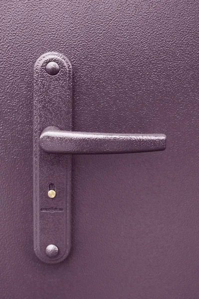 Metal door handle — Stock Photo, Image