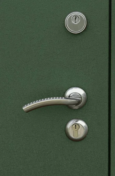 Metal kapı kolu — Stok fotoğraf