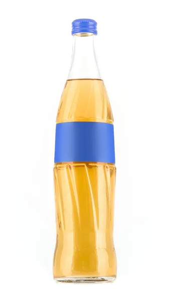 Limonadenflasche auf weißem Hintergrund — Stockfoto