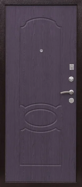 Входная дверь (металлическая дверь, концепция ) — стоковое фото
