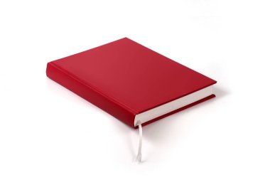 Beyaz arkaplan üzerine kitap yığını