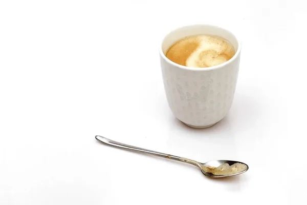 Une tasse de café chaud — Photo