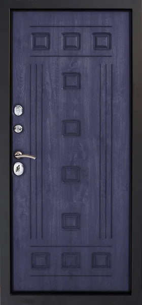 Наружная металлическая дверь — стоковое фото