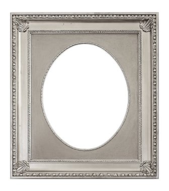 Gümüş ahşap çerçeve