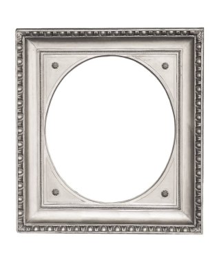 Gümüş ahşap çerçeve