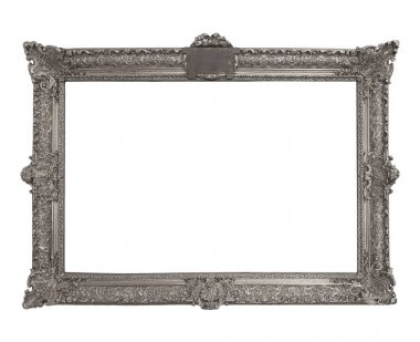 Gümüş ahşap çerçeve