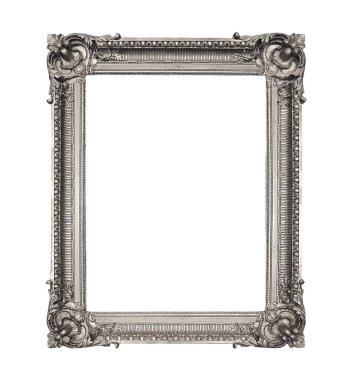Gümüş ahşap çerçeve