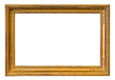 yaldızlı ahşap çerçeve