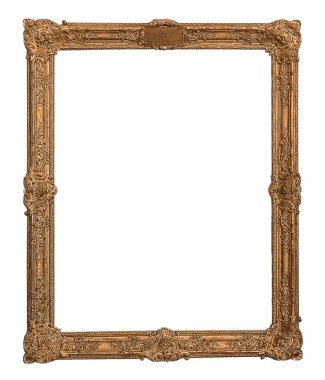 yaldızlı ahşap çerçeve