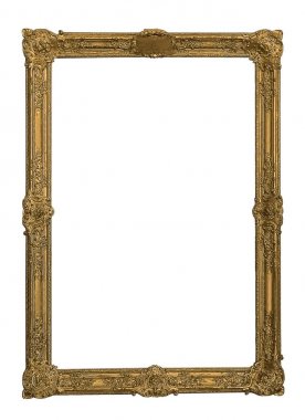 yaldızlı ahşap çerçeve