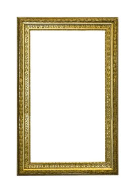 yaldızlı ahşap çerçeve