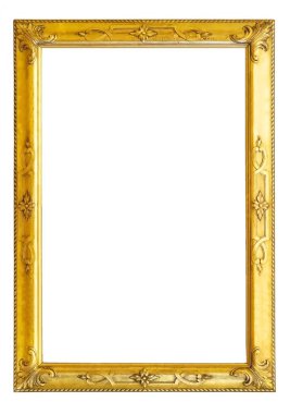 yaldızlı ahşap çerçeve