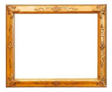 yaldızlı ahşap çerçeve