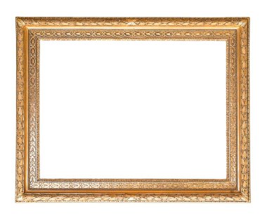 yaldızlı ahşap çerçeve