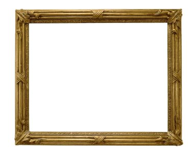 Altın ahşap çerçeve