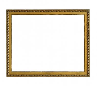 yaldızlı ahşap çerçeve