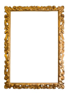 yaldızlı ahşap çerçeve