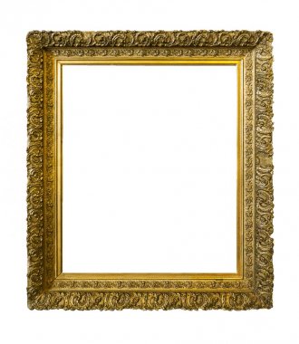 yaldızlı ahşap çerçeve