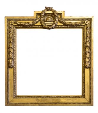 yaldızlı ahşap çerçeve