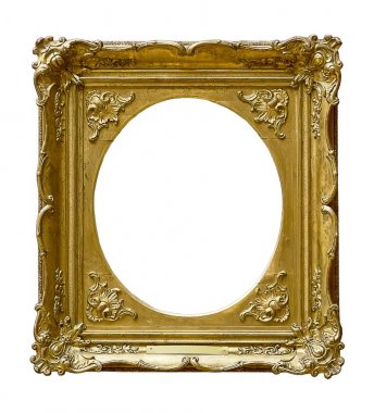 yaldızlı ahşap çerçeve