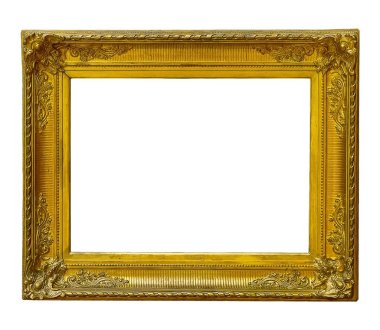 yaldızlı ahşap çerçeve