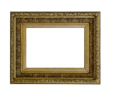 yaldızlı ahşap çerçeve