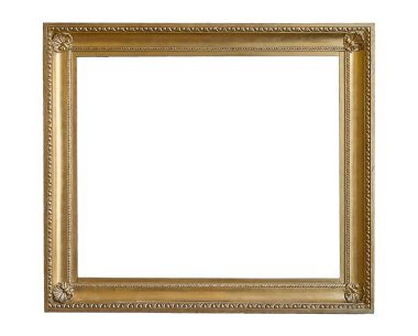 yaldızlı ahşap çerçeve