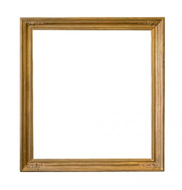 yaldızlı ahşap çerçeve