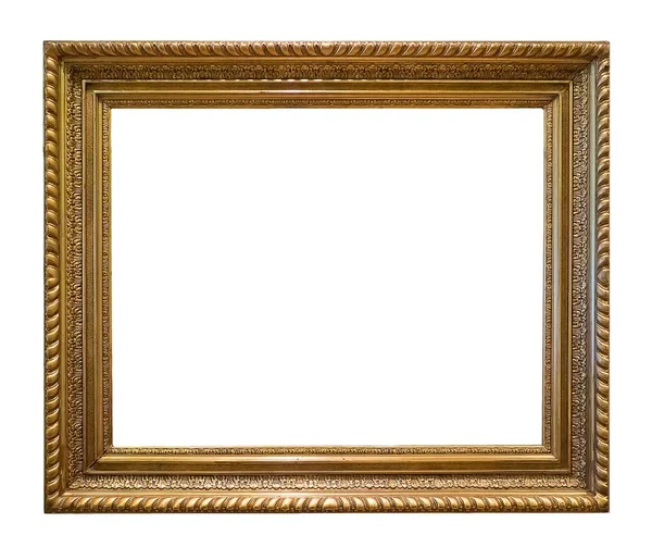 Gouden houten frame — Stockfoto