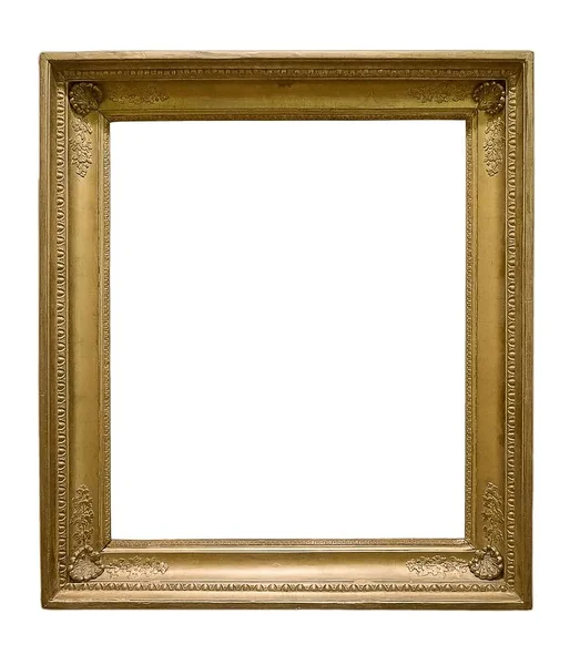 Gouden houten frame — Stockfoto