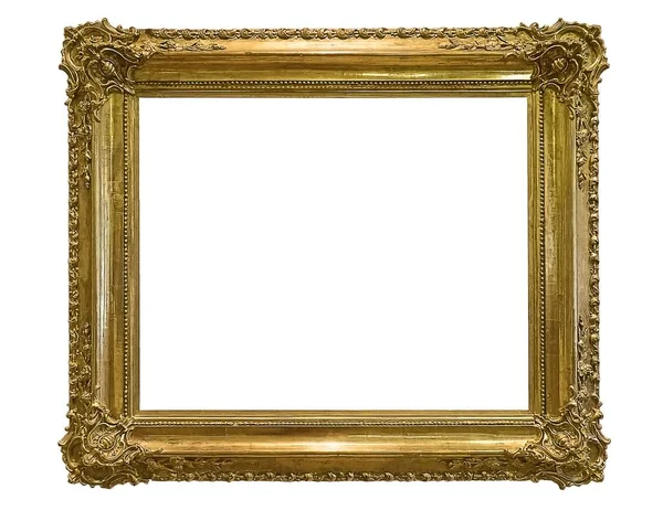 黄金木框架 — 图库照片