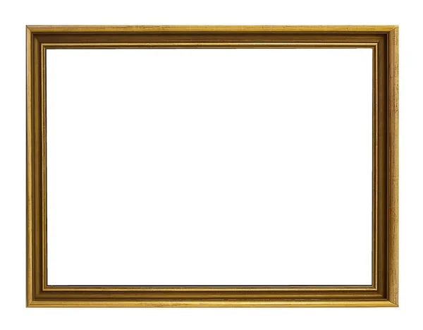 Gouden houten frame — Stockfoto