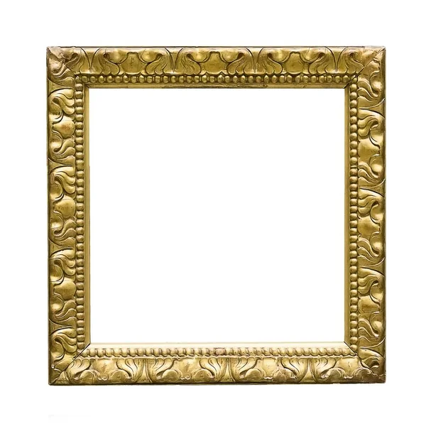 Vergulde houten frame — Stockfoto