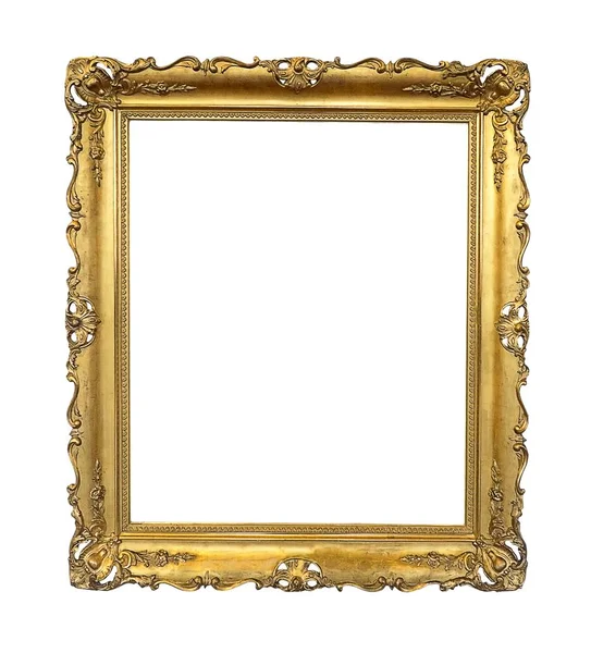 Vergulde houten frame — Stockfoto