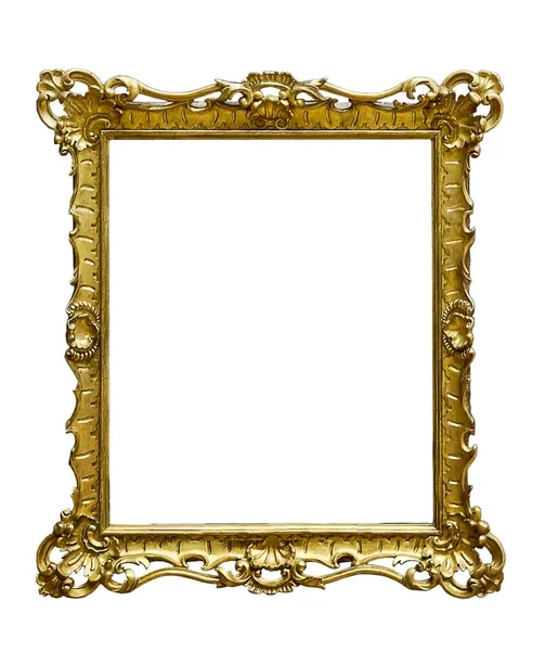 Vergulde houten frame — Stockfoto